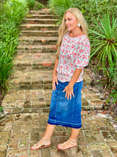 Load image into Gallery viewer, THE MIA BLOUSE (CORAL)