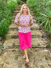 Load image into Gallery viewer, THE MIA BLOUSE (FUCHSIA)