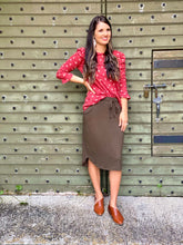 Load image into Gallery viewer, THE MIRANDA MIDI SKIRT (5 COLORS)