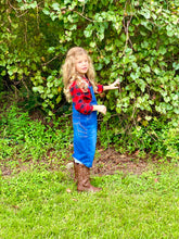 Load image into Gallery viewer, THE BROOKE DENIM OVERALL (GIRLS)