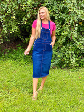 Load image into Gallery viewer, THE JESSICA DENIM OVERALL