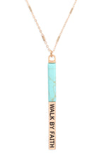 Load image into Gallery viewer, WALK BY FAITH NECKLACE

