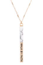Load image into Gallery viewer, WALK BY FAITH NECKLACE
