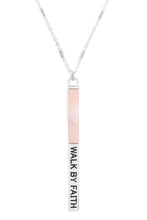 Load image into Gallery viewer, WALK BY FAITH NECKLACE
