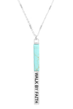 Load image into Gallery viewer, WALK BY FAITH NECKLACE
