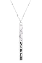 Load image into Gallery viewer, WALK BY FAITH NECKLACE
